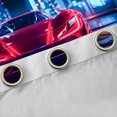 thumbnail image 4 of Erosebridal Sports Car Blackout Curtains, City Night Curtains Pack of 2 (42x84 Each), Red Neon City, 4 of 5