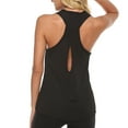 thumbnail image 3 of fatyb Womens Workout Tank Tops Criss Cross Open Back Running Tops Racerback Sleeveless Athletic Shirts, 3 of 7