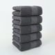 thumbnail image 1 of Juego de toallas de baño Pack de 5 toallas de baño de algodón suaves, gruesas y absorbentes | Toallas de mano faciales de 71x34cm | Multiusos para spa, piscina, dormitorio, salón | Colores variados, 1 of 7
