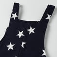thumbnail image 3 of LittleSpring 5T Little Boys Overalls for Boy Casual Pants with Pockets Cotoon Navy Blue, 3 of 5