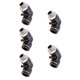 thumbnail image 1 of Conector Del Codo Del Del Varón De 5pcs Empuje Accesorio - Negro DPL-L16-03 DYNWAVEMX Conector de codo de rosca macho, 1 of 8