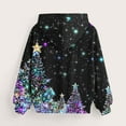 thumbnail image 4 of Lorytime Kids Hoodies for Girls Boys Christmas Tree Star Sweatshirt Long Sleeve Pullover with Pocket Drop Shoulder Tops, 4 of 6