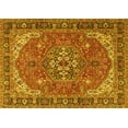 thumbnail image 1 of Ahgly Company Indoor Rectangle Medallion Yellow Traditional Area Rugs, 7' x 10', 1 of 4