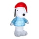 thumbnail image 1 of Inflable Peanuts 152 cm Snoopy Inflable con Chaqueta Azul-MD-Peanuts, 1 of 4