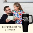 thumbnail image 6 of Fathers Day Gift For Dad - Birthday Gifts For Dad From Daughter, Son, Kids - Husband Gifts - Unique Birthday Present Ideas For Father, Husband, New Dad, Bonus Dad From Daughter, Son - 40 Oz Tumbler, 6 of 6