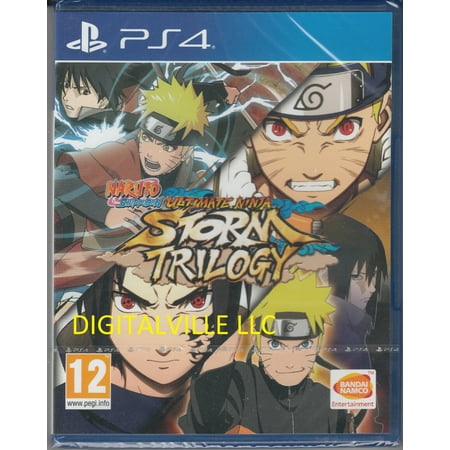 Naruto Shippuden Ultimate Ninja Storm Trilogy PS4 Brand New Factory Sealed