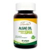 LOVITA Algae Oil with 200mg DHA, Vegan Omega-3 for Brain & Eye Health Support, 60 Veg Softgels