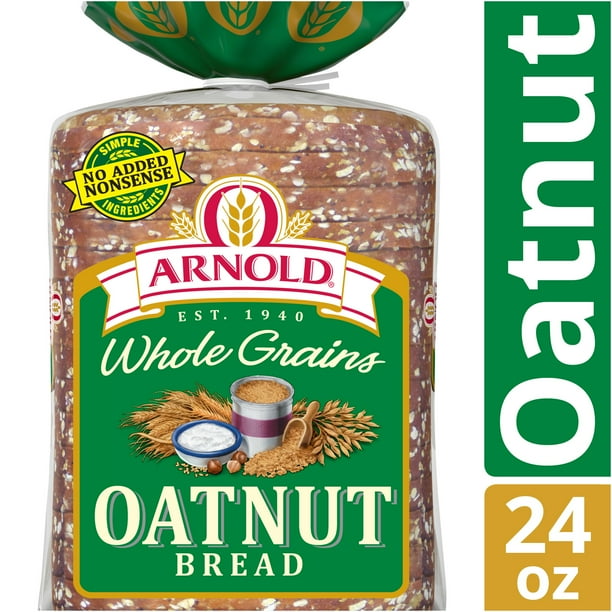 Arnold Whole Grains Oatnut Bread, Baked with Simple Ingredients & Real