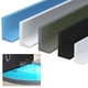 thumbnail image 4 of KDJ Silicone Water Barrier Strip for Bathroom, Dry & Wet Separation, Flexible Shower Seal, Water Retention Strip, 30mm Height, 16mm Width, 50cm Length, Gray, 4 of 10