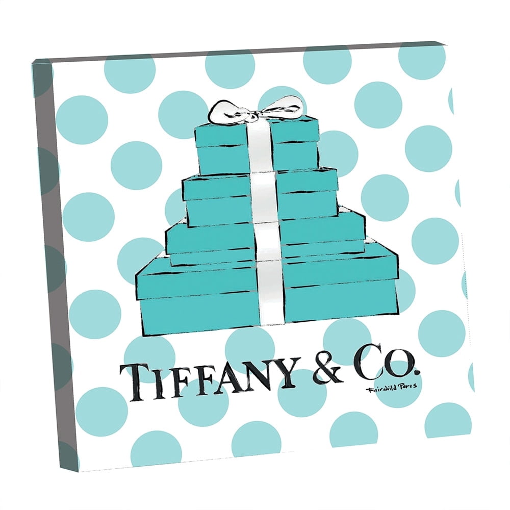 CLASSIC FASHION DESIGNER GIFT BOXES - 14"x14" Canvas Artwork 14 x 14