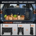 thumbnail image 4 of 2025 Portable Heavy Duty Folding Beach Cart - 360 lbs Foldable Utility Cargo Truck for Shopping, Sports, Camping, 4 of 12