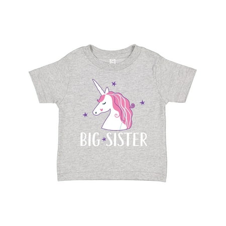

Inktastic Big Sister Unicorn Gift Toddler Toddler Girl T-Shirt