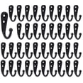 thumbnail image 1 of Coat Hooks-38 Pack Farmhouse Hooks Black Decorative Rustic Coat Hooks Rack,wall Mounted Single, 1 of 4