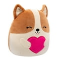 thumbnail image 5 of Squishmallows Official 5 Inches Regina the Brown Corgi with Fuzzy Heart - Child's Ultra Soft Plush Toy, 5 of 6
