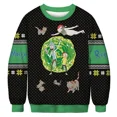 thumbnail image 5 of Nueva sudadera especial de Navidad de moda con estampado 3D de personajes de dibujos animados de películas y cuello redondo neutro para parejas, 5 of 5