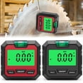 thumbnail image 1 of Electronic Digital Level Box Protractor High Accuracy Angle Finder Gauge 4x90°Measuring Range Level Inclinometer with Magnetic Base for Woodworking Car Repair Construction, 1 of 11