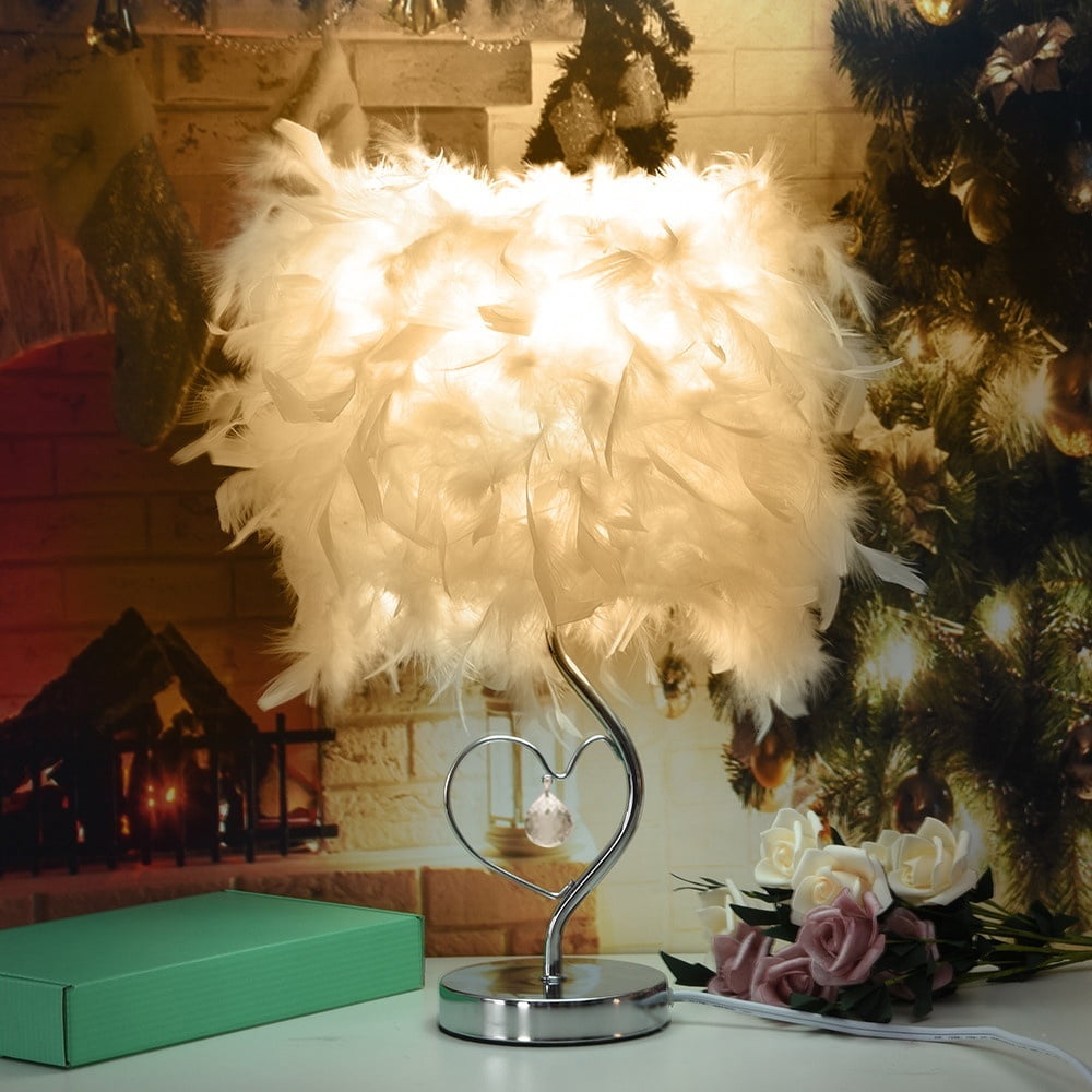 feather desk lamp