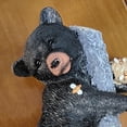 thumbnail image 2 of Matsuzay Escultura de siesta de cachorro de oso, línea suave y borde , decoración de jardín de resina para balcón, oso Decoración del hogar, 2 of 6