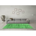 thumbnail image 3 of Ahgly Company Indoor Rectangle Abstract Emerald Green Contemporary Area Rugs, 7' x 10', 3 of 4