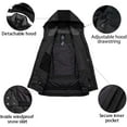 thumbnail image 3 of Men's Mountain Waterproof Ski Jacket Windproof Warm Winter Rain Coat, 3 of 7