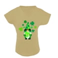 thumbnail image 2 of Womens Plus Size Short Sleeve T Shirts St. Patrick's Day V Neck Casual Clover Graphic Tee Loose Summer Tops Tshirts, 2 of 4