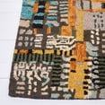 thumbnail image 6 of SAFAVIEH Aspen Algernon Abstract Geometric Wool Runner Rug, Ivory/Black, 2'3" x 13', 6 of 10