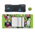 thumbnail image 4 of Invader Zim Characters Mouse Pad Extended Gaming No-sliped Large Desk Mat Stitched Edge Keyboard Mat Mousepad, 4 of 7