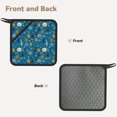 thumbnail image 2 of Sikiie Owls And Trees Pot Holders Kitchen Insulation Mats Heat Resistant Pot-Holder Oven Anti-Scald Pads for Cooking Baking, 7.1*7.1inch, 2 of 8