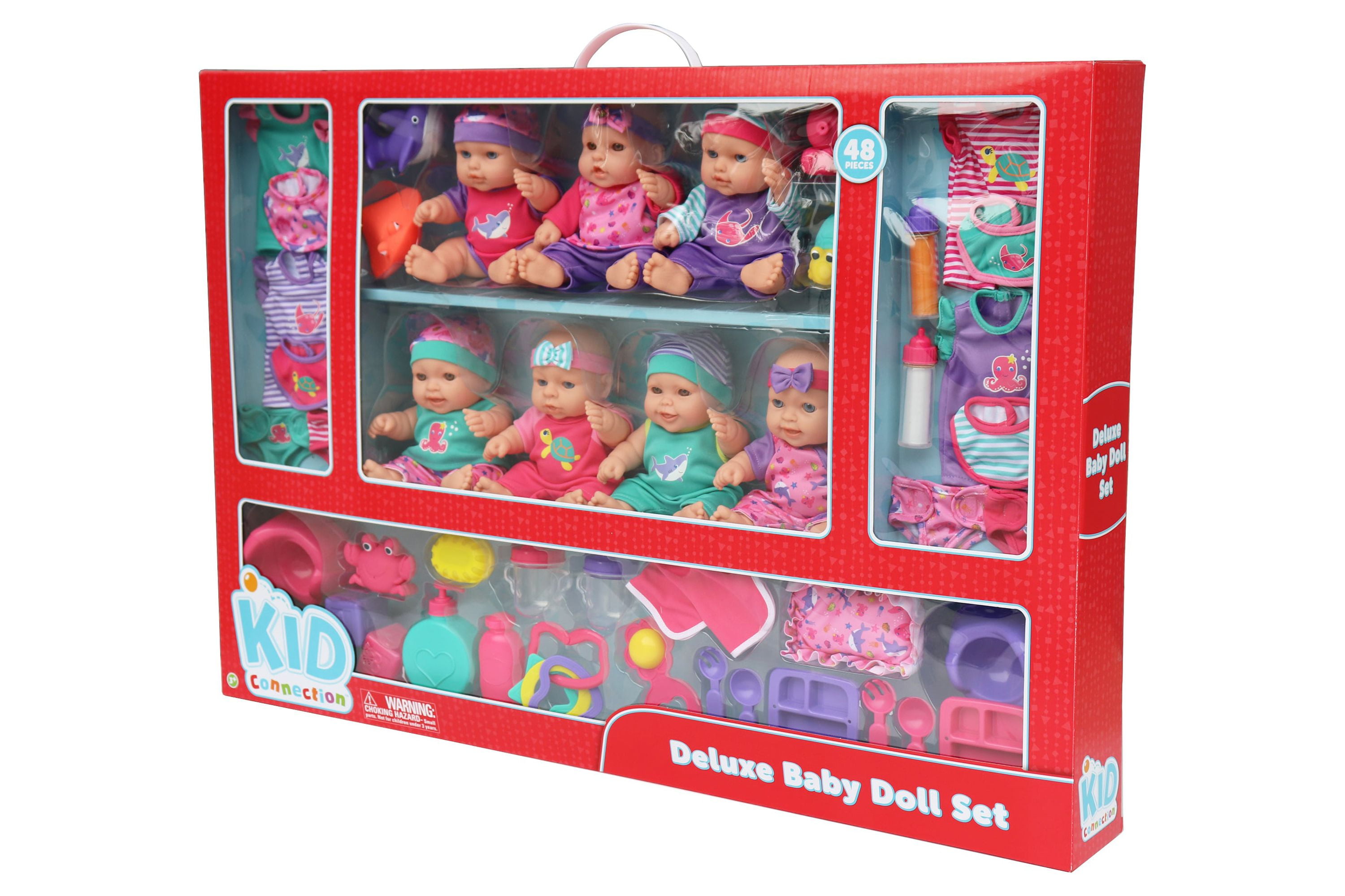 Kid connection deluxe on sale baby doll set