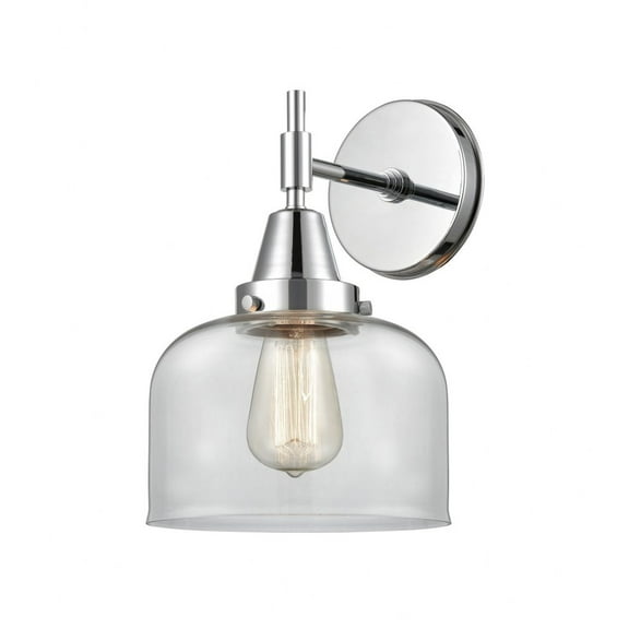447-1W-PC-G72-Innovations Lighting-Caden - 1 Light Wall Sconce-11 Inches Tall and 8 Inches Wide-Polished Chrome Finish-Clear Glass Color