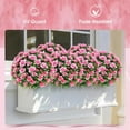 thumbnail image 3 of Set of 2 Artificial Azalea Topiary Balls with Stake, 23.6" UV Protected Fake Azalea Plant for Outdoor Garden Patio Decor, 3 of 6