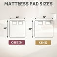 thumbnail image 6 of Sunbeam Restful Quilted Electric Heated Queen Size Mattress Pad, 60" x 80", 12 Heat Settings, 12-Hour Selectable Auto-Off, Machine Washable, 6 of 11