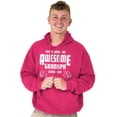 thumbnail image 4 of What An Awesome Grandpa Looks Like Men's Big & Tall Graphic Hoodie Brisco Brands 5X, 4 of 4