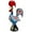 Blue, variant on 11.25" Traditional Hand-Painted Portuguese Good Luck Rooster Galo Barcelos Metal Figurine - Made in Portugal, Symbol of Good Luck & Prosperity - Collectible Souvenir (Yellow)