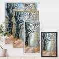 thumbnail image 4 of Designart 'Autumn in Misty Forest' Lake House Framed Canvas Wall Art Print, 4 of 5