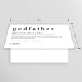thumbnail image 2 of Spercy Godfather Definition Card, Godfather Proposal Card, Will You Be My Godfather Card, 2 of 6