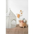 thumbnail image 4 of 3 Sprouts Kids Play Tent Playhouse Castle with Recycled Fabric for Indoor and Outdoor Games in Blueberry Taupe, 4 of 5
