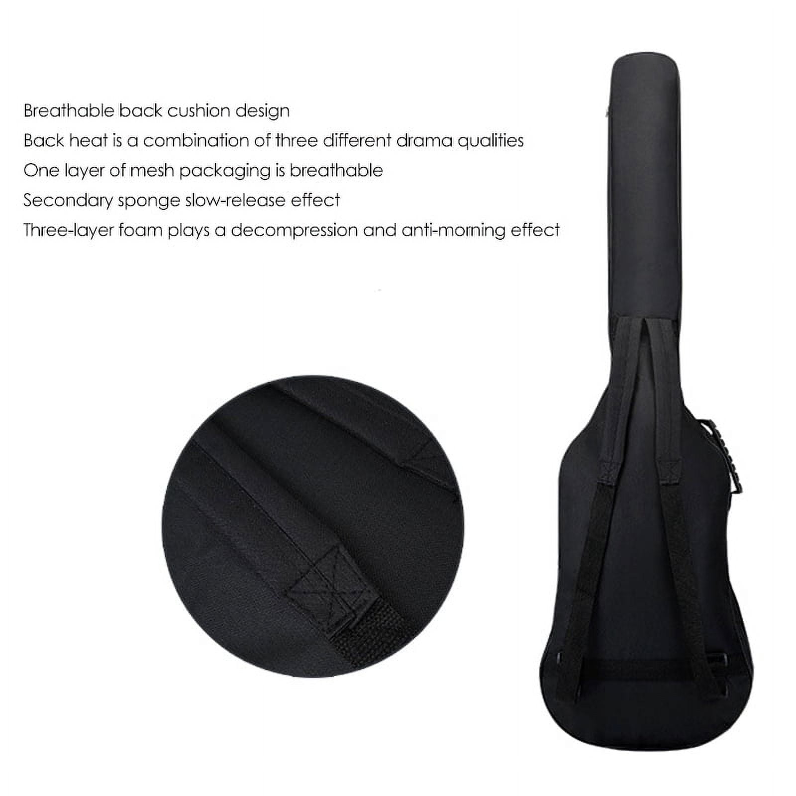 Electric Guitar Bag Gig Bag Backpack Padded Soft Case 5mm Padding Waterproof Backpack