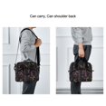 thumbnail image 5 of FORMRS Reusable Lunch Bag for Work School Leakproof Insulated Cooler with Adjustable Shoulder Strap, Dark Gothic Floral, 5 of 6