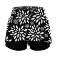 thumbnail image 6 of ibiyuan Boho Skirts For Women Womens Mini Skirt Skorts Flowy High Waisted Ruffle Tiered Casual Summer Beach Short Skirts Built-in Shorts 2026, 6 of 7