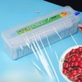 thumbnail image 3 of New Model Multifunctional Food Wrap Cutter with Dual-Directional Sliding Blade, Wall-Mounted Vacuum Suction Design for Home & Commercial Kitchens, Compact 35.5*11.5*11.5CM Cutting Box, Easy-to-Use,, 3 of 6