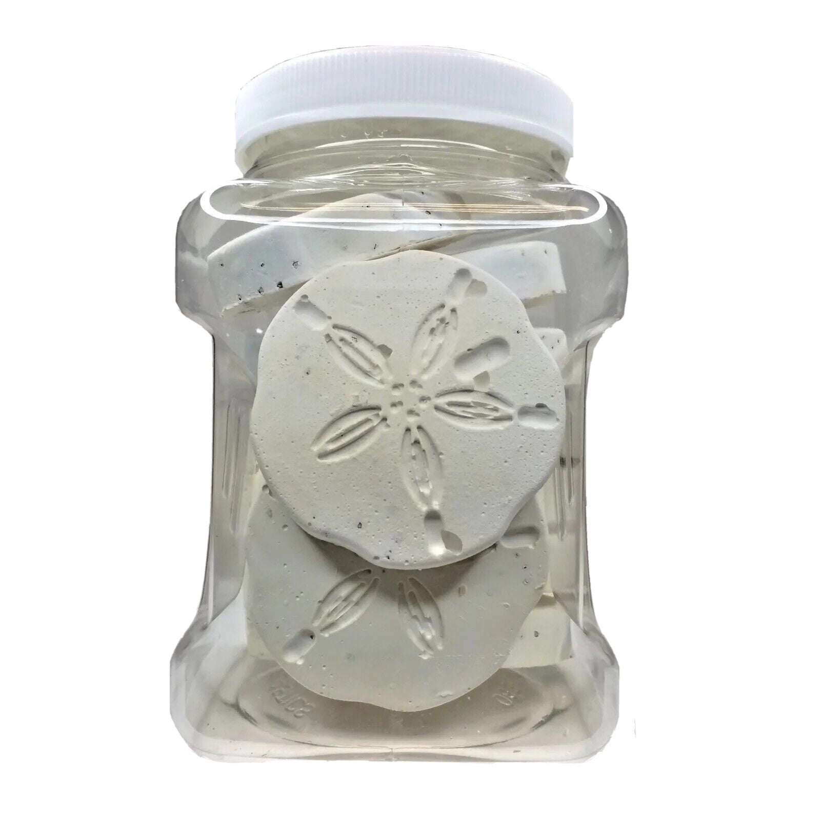 Calcium Feeder Disks  for Shrimp, Snails, Crabs, Crayfish, Hermit Crabs and all Tropical Fish, 15 Count Jar of Large