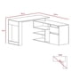 thumbnail image 5 of Escritorio En L Alteza Café Claro Virtual Muebles, 5 of 6
