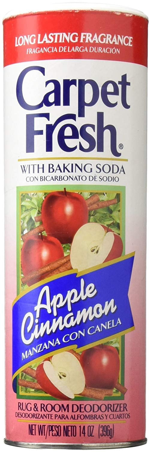Carpet Fresh 277119 Rug and Room Deodorizer with Baking Soda, 14 oz. Apple Cinnamon Fragrance