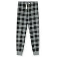 thumbnail image 3 of Sleep On It Boys 2-Piece Short-Sleeve Jersey Pajama Pants Set - Gray Plaid , 8-10, 3 of 3