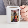 thumbnail image 4 of CafePress - Witch Way Halloween Witch Art Travel Mugs - 11 oz Ceramic Mug - Novelty Coffee Tea Cup, 4 of 4