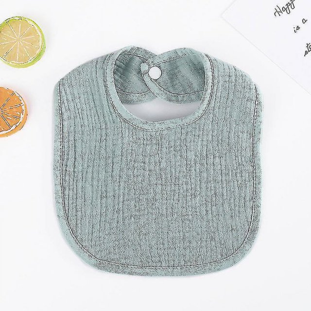 Baberos de algodón con bandana para bebé, baberos para niños y niñas, paquete de 5 baberos suaves, color blanco