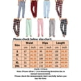 thumbnail image 2 of Innerwin Palazzo Pants Wide Leg Ladies Pajamas Bottoms Holiday Drawstring Lounge Light Blue S, 2 of 2