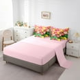 thumbnail image 3 of Erosebridal Cute 3D Tulip Floral Bedding Full Size, Kawaii Flower Comforter Sets with Sheets, Dreamy Bedroom Decor, Reversible 7 Pieces, 3 of 4