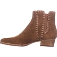 thumbnail image 3 of Womens Michael Kors Collection Presley Pull On Stiched Ankle Boots, Dark Luggage, 3 of 6